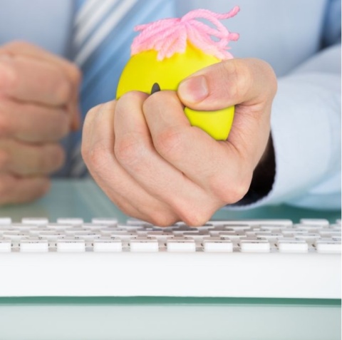 Piłeczki antystresowe gniotek 6cm 3 szt