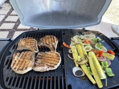 Płyta żeliwna do grilla 45,3x31,6 cm, ruszt