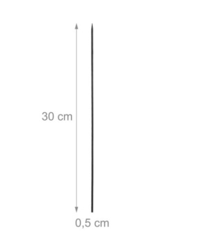 Podpora do kwiatów 30 cm zestaw 48 szt