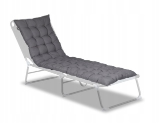 Poduszka na leżak ogrodowy,ławkę Relaxdays 180 x 50 x 7 szary