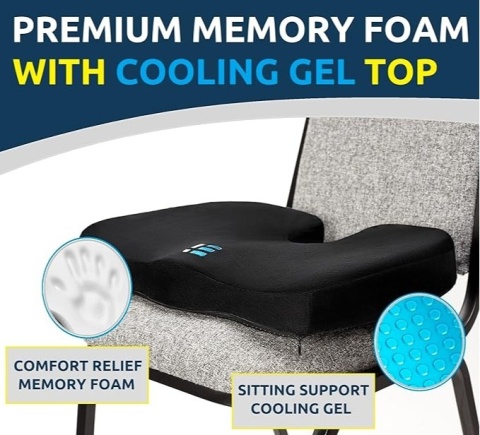 Poduszka ortopedyczna na krzesło – Premium Pianka Memory Foam