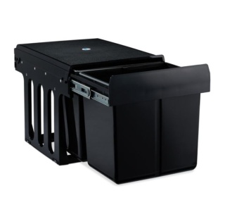 Pojemniki do segregacji Relaxdays 30 l 2 -komorowy, kosz na śmieci