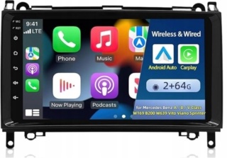 RADIO ANDROID MERCEDES-BENZ B200 2008-2011 + kamera cofania
