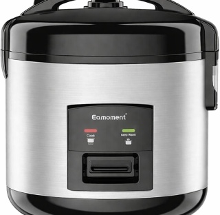 SZYBKOWAR/ RYŻOWAR GARNEK WIELOFUNKCYJNY SREBRNY EAMOMENT