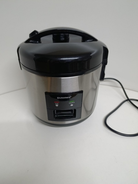 SZYBKOWAR/ RYŻOWAR GARNEK WIELOFUNKCYJNY SREBRNY EAMOMENT