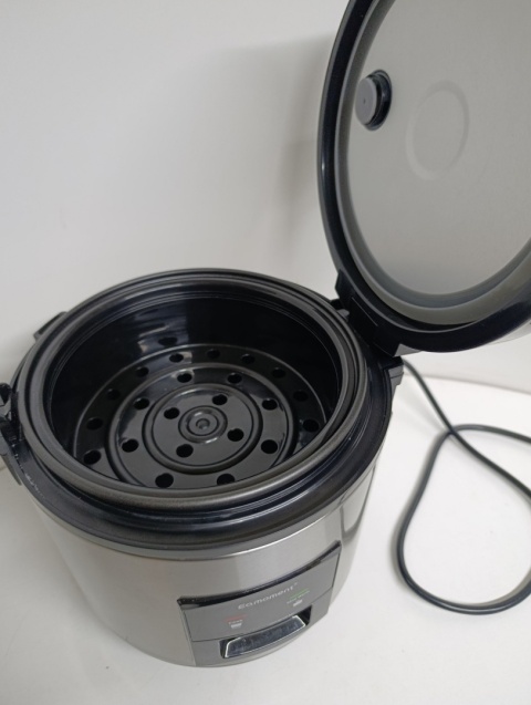 SZYBKOWAR/ RYŻOWAR GARNEK WIELOFUNKCYJNY SREBRNY EAMOMENT