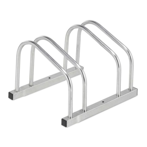 Stalowy stojak na 2 rowery