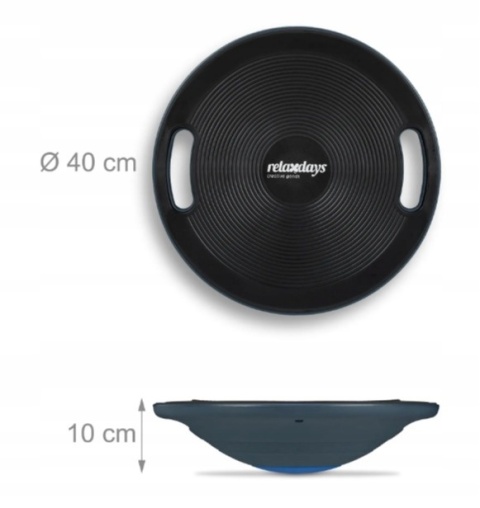 Trickboard Relaxdays Deska do balansowania 40 x 40 cm