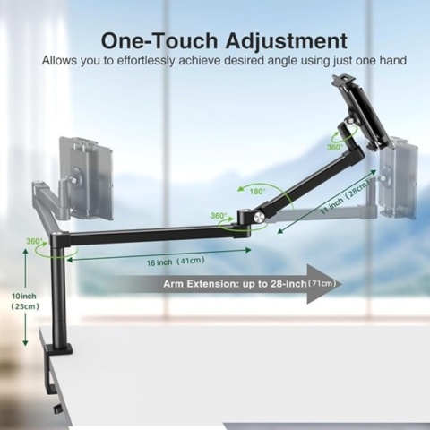 Uchwyt Biurkowy Elitehood RA-02 – Solidne Ramię do Tabletu i Telefonu