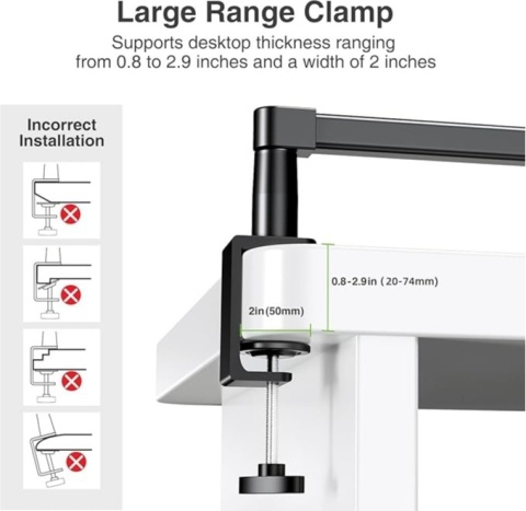 Uchwyt Biurkowy Elitehood RA-02 – Solidne Ramię do Tabletu i Telefonu
