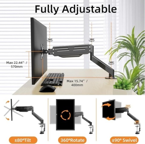 Uchwyt do monitora Bracweser MD82 17-27 cali