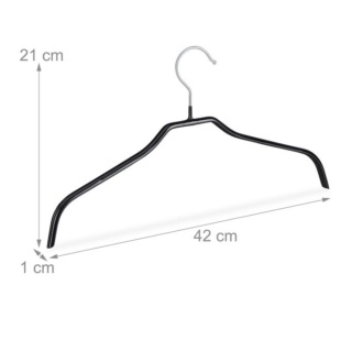 Wieszaki 50 szt na ubrania antypoślizgowe Relaxdays