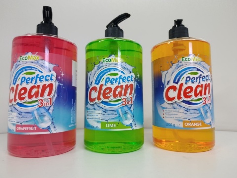 ZESTAW 3x Płyn do Mycia Naczyń EcoMax Perfect Clean 1L