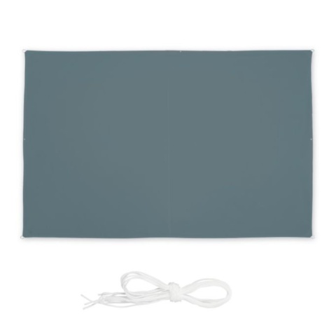 Żagiel Przeciwsłoneczny Ogrodowy Wodoodporny 3x4 Szary Prostokąt Zacieniacz