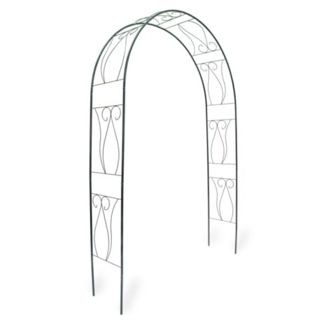 Zdobiona pergola ogrodowa, łuk 233 cm Relaxdays