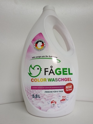 Żel do prania FAGEL COLOR do 165 prań mega butla 5.8L
