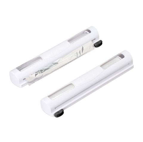 Zestaw 2 noży do folii, dozownik folii spożywczej