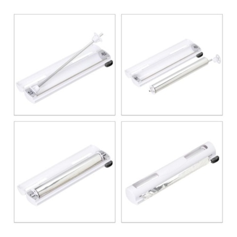 Zestaw 2 noży do folii, dozownik folii spożywczej