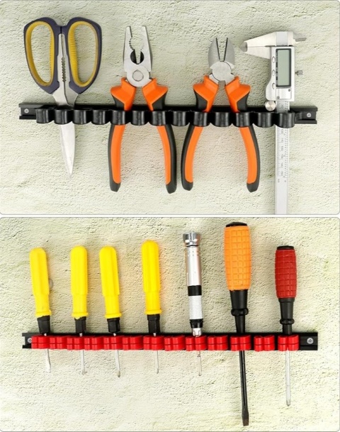 Zestaw 4 uchwytów na śrubokręty, uchwyt na narzędzia, organizer