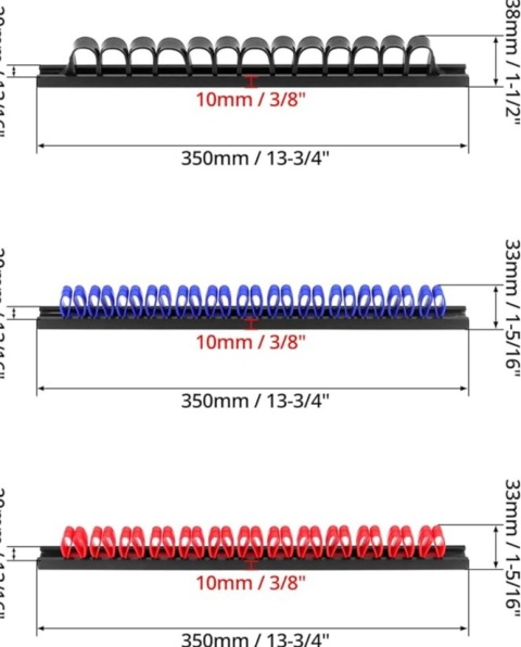 Zestaw 4 uchwytów na śrubokręty, uchwyt na narzędzia, organizer