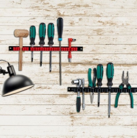 Zestaw 4 uchwytów na śrubokręty, uchwyt na narzędzia, organizer