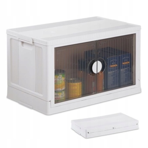 3 szt Pojemnik do przechowywania z drzwiczkami Relaxdays – organizer modułowy