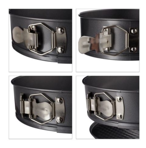 4-częściowy zestaw blach do pieczenia, tortownice 4 szt 18, 24, 26 i 28 cm