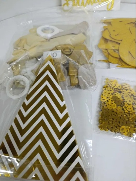 DEKORACJA NA PRZYJĘCIE , 30-te URODZINY -BALONY GIRLANDA ,NAPIS