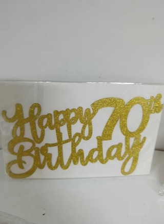 DEKORACJA NA PRZYJĘCIE , 70-te URODZINY -BALONY ,GIRLANDA ,NAPIS