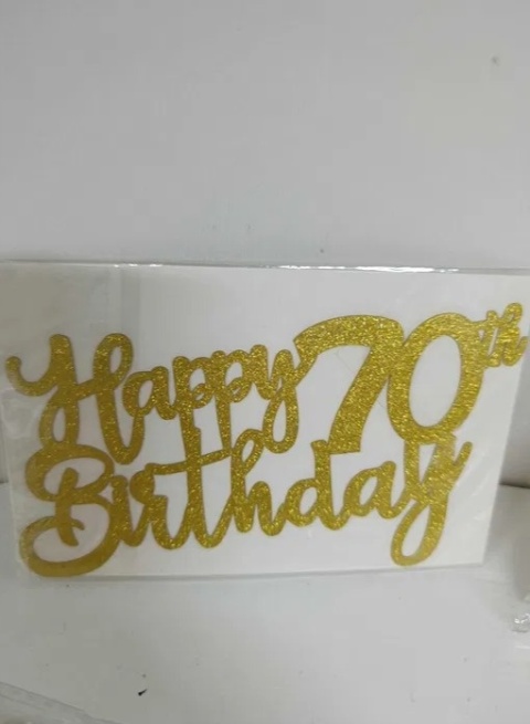 DEKORACJA NA PRZYJĘCIE , 70-te URODZINY -BALONY ,GIRLANDA ,NAPIS