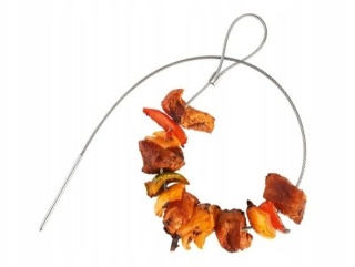 Elastyczny szpikulec do grilla stal nierdzewna 2szt 75 cm