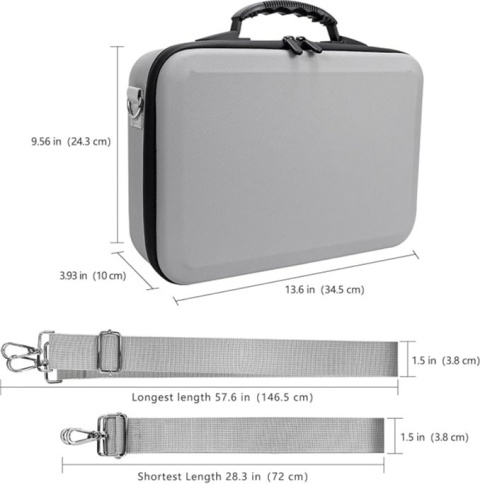 Etui Torba Podróżna dla dron - wodoodporna Walizka z Paskiem do DJI Mini 4 Pro Fly More Combo