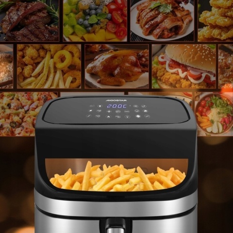 FRYTKOWNICA BEZTŁUSZCZOWA XXL AIR FRYER DUŻA FRYTOWNICA 8,8L Aigostar 2200W