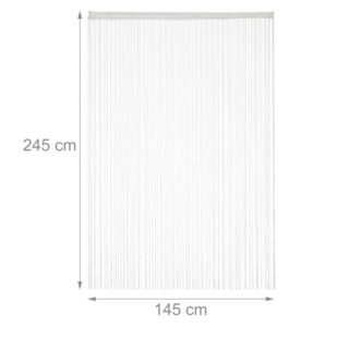 Firana sznurkowa zasłona 2 szt. 145x245 cm