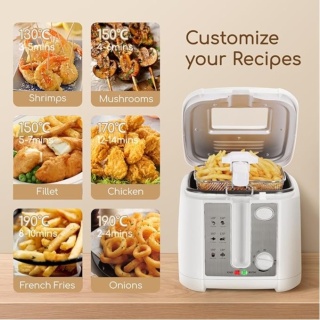 Frytkownica Olejowa Aigostar Indra 1650W 2.5L