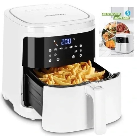 Frytkownica beztłuszczowa Aigostar AIR FRYER 1900 W 7 l + dozownik oleju gratis