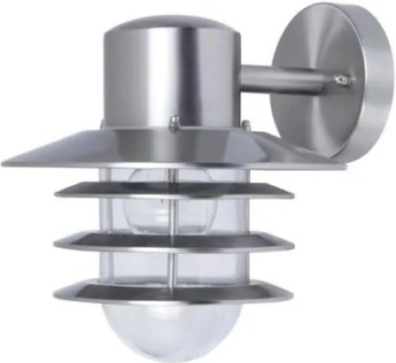 Goodhome Kinkiet Ogrodowy Tanakee D E27 Ip44 stal nierdzewna