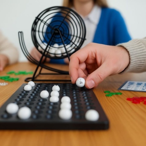 Gra Bingo z bębnem metalowym loteryjnym