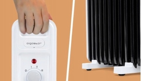 Grzejnik elektryczny olejowy Aigostar 2300 W, termostat