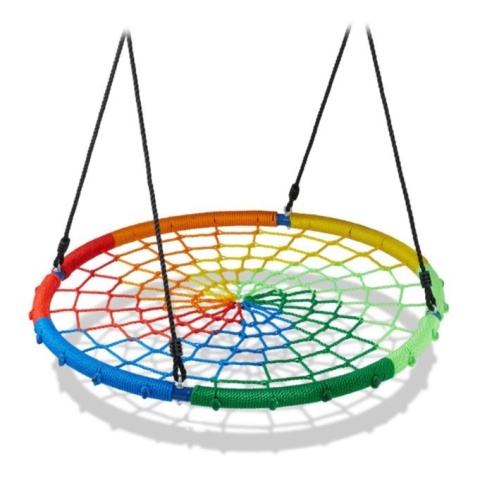 Kolorowa huśtawka bocianie gniazdo ⌀ 100 cm
