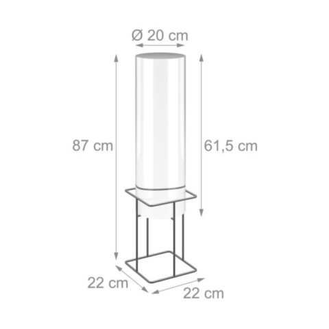 Kolumna do stawu ogrodowego, oczka wodnego