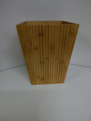 Kosz na śmieci bambusowy biurowy 6 L