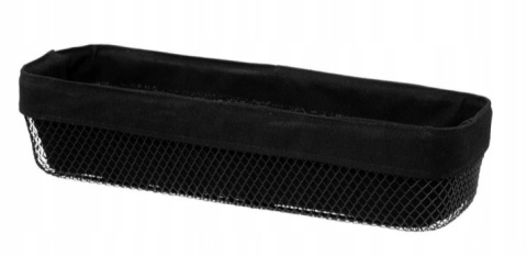 Koszyk na chleb pieczywo 40 x 13 x 9 cm czarny