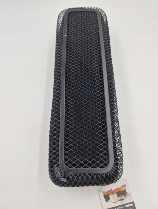 Koszyk na chleb pieczywo 40 x 13 x 9 cm czarny