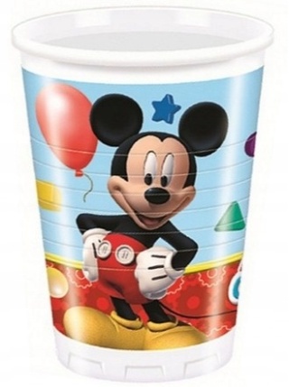 Kubki Kubeczki Myszka Miki Mickey Mouse 8 szt.