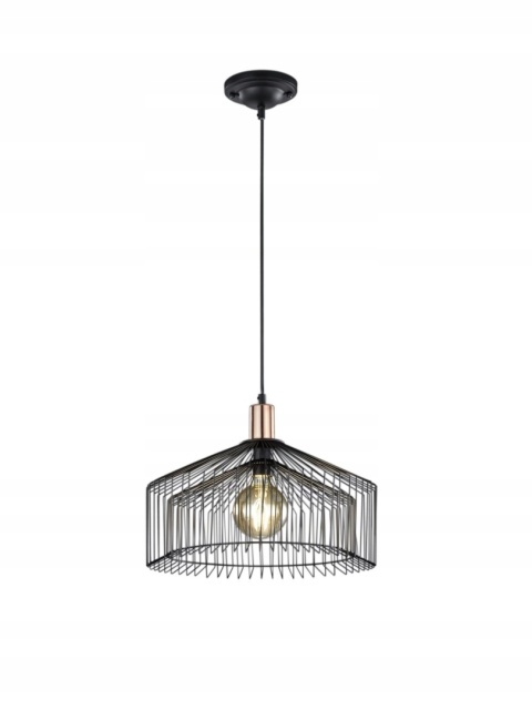 Lampa wisząca Trio Tanja , druciana lampa , lampa loftowa