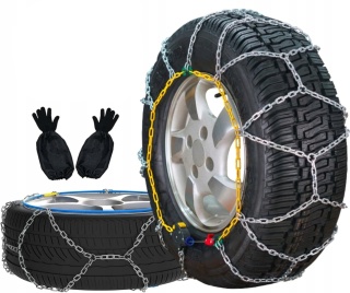 Łańcuchy śniegowe HKN-130 12 mm – 2 szt. – szybki montaż – uniwersalne