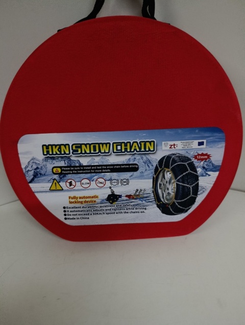Łańcuchy śniegowe HKN-130 12 mm – 2 szt. – szybki montaż – uniwersalne