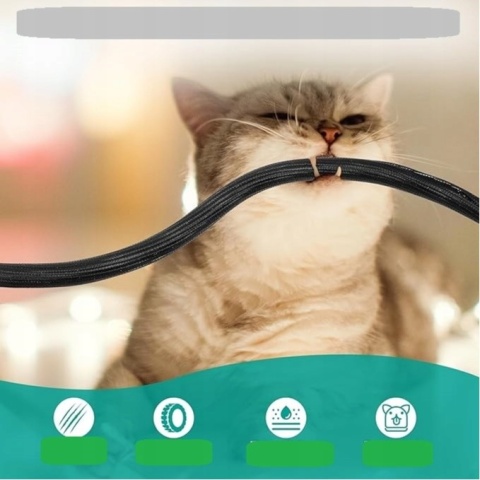 Maskownica osłona do kabli przewodów organizer kabli 10 mm - 3m