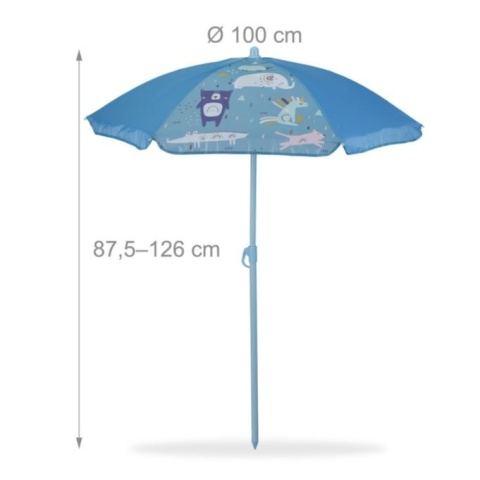 Meble ogrodowe dla dzieci z parasolem, zestaw kempingowy dla dzieci